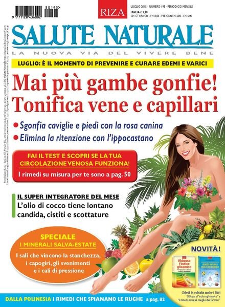 Salute Naturale – Luglio 2015 Cover