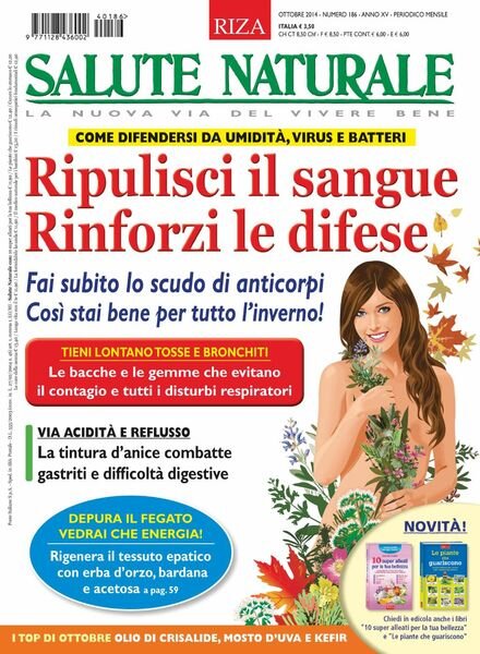 Salute Naturale – Ottobre 2014 Cover