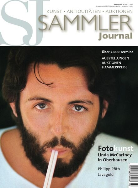 Sammler Journal – Februar 2020 Cover