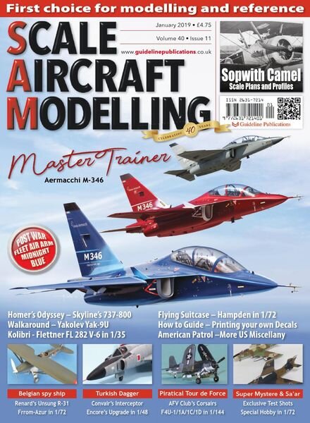 Scale Aircraft Modelling – Volume 40 Issue 11 – January 2019 Cover