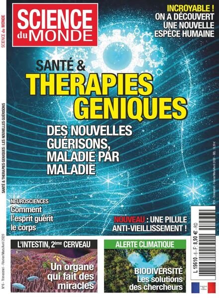 Science du Monde – fevrier 2020 Cover