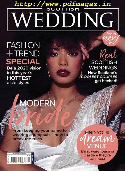 Scottish Wedding Directory – January 2020 Cover