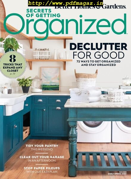 Secrets of Getting Organized – November 2019 Cover