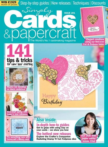 Simply Cards & Papercraft – Issue 201 – January 2020 Cover