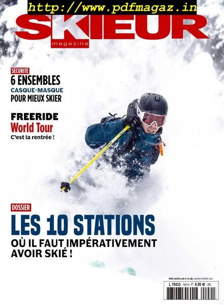 Skieur Magazine – janvier 2020 Cover