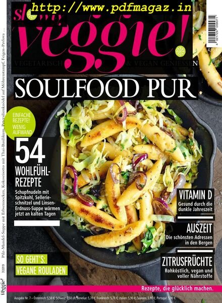 Slowly Veggie Germany – Nr.7, 2019 Cover