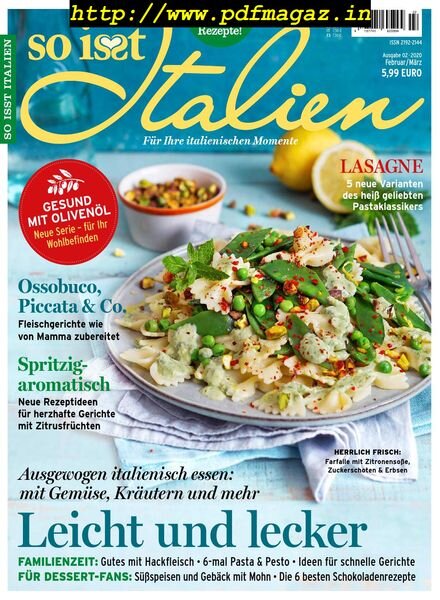 So isst Italien – Januar 2020 Cover