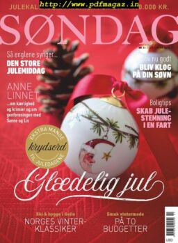 Sondag – 16 december 2019