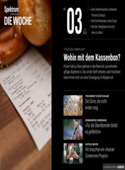 Spektrum Die Woche – 17 Januar 2020