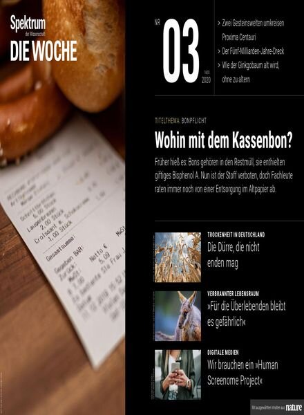 Spektrum Die Woche – 17 Januar 2020 Cover
