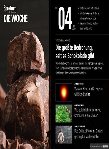 Spektrum Die Woche – 24 Januar 2020 Cover