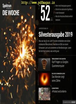 Spektrum Die Woche – 27 Dezember 2019