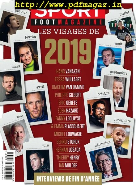 Sport Foot Magazine – 1 Janvier 2020 Cover