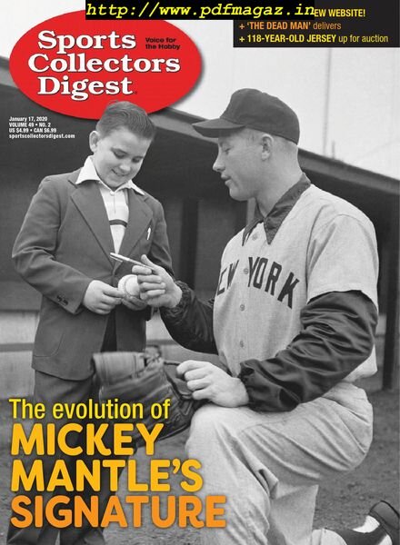 Sports Collectors Digest – January 17, 2020 Cover