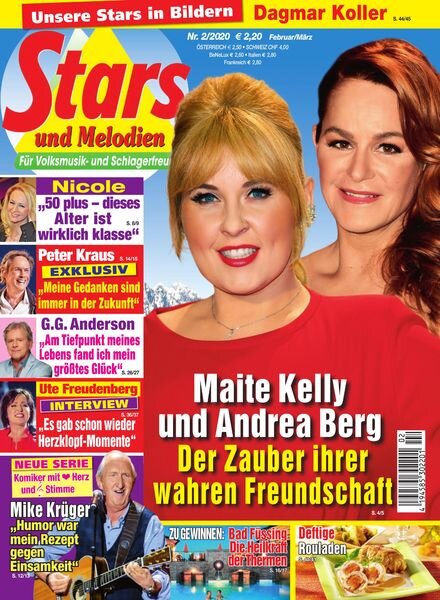 Stars und Melodien – Februar-Marz 2020 Cover