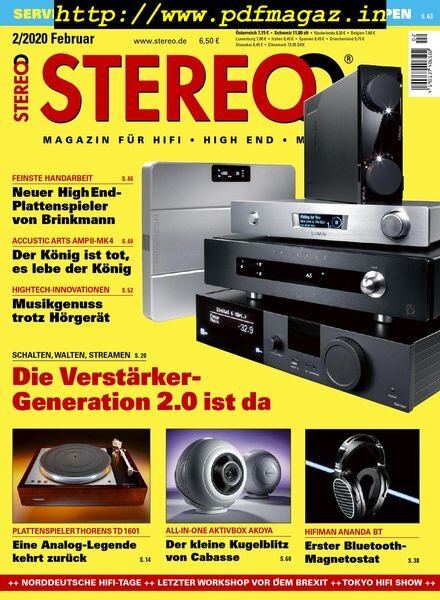 Stereo – Februar 2020 Cover