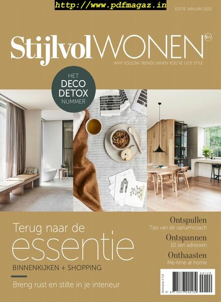 Stijlvol Wonen – januari 2020 Cover