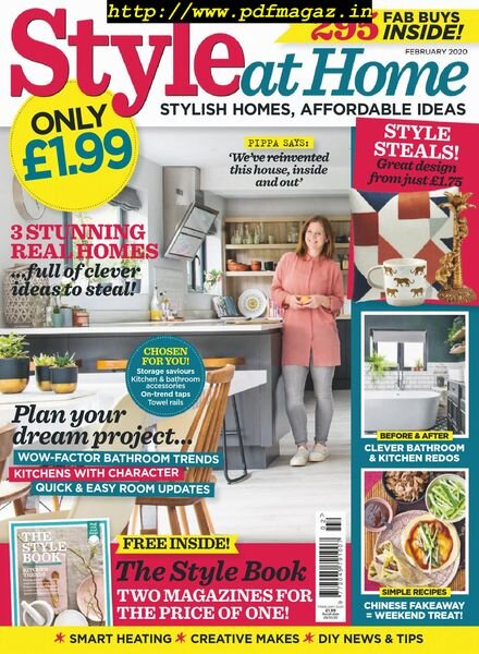 Style at Home UK – February 2020 Cover
