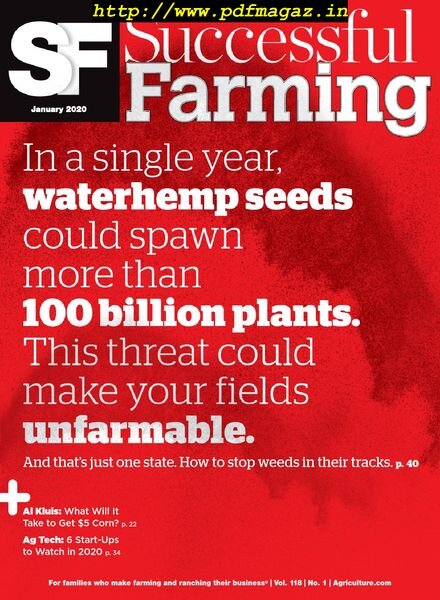 Successful Farming – January 2020 Cover