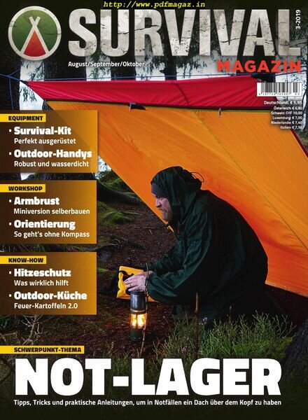 Survival Magazin – August-Oktober 2019 Cover