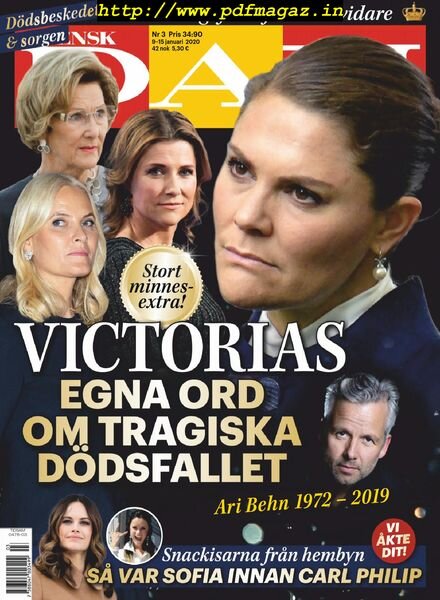Svensk Damtidning – 09 januari 2020 Cover