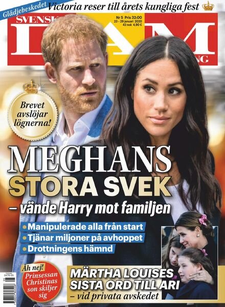 Svensk Damtidning – 23 januari 2020 Cover