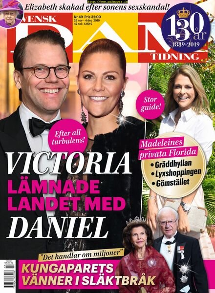 Svensk Damtidning – 28 november 2019 Cover