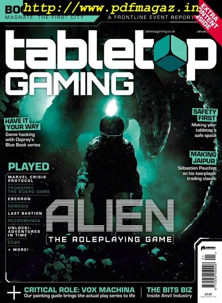 Tabletop Gaming – January 2020 Cover