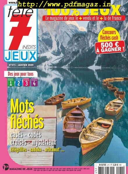 Tele 7 Jeux – janvier 2020 Cover
