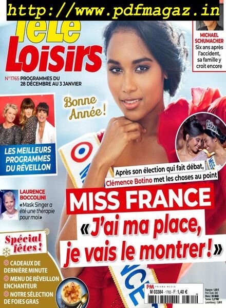 Tele Loisirs – 23 Decembre 2019 Cover