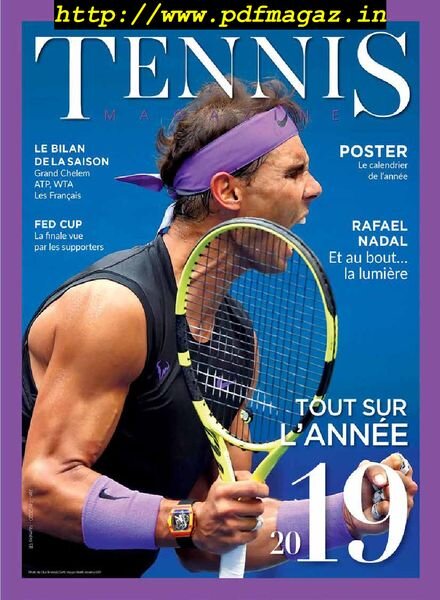 Tennis Magazine France – decembre 2019 Cover