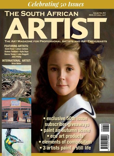 The South African Artist – Issue 50 – January 2020 Cover