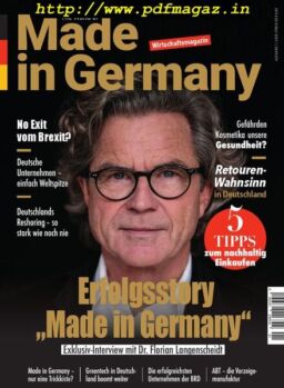 The World of Made in Germany – Januar 2020