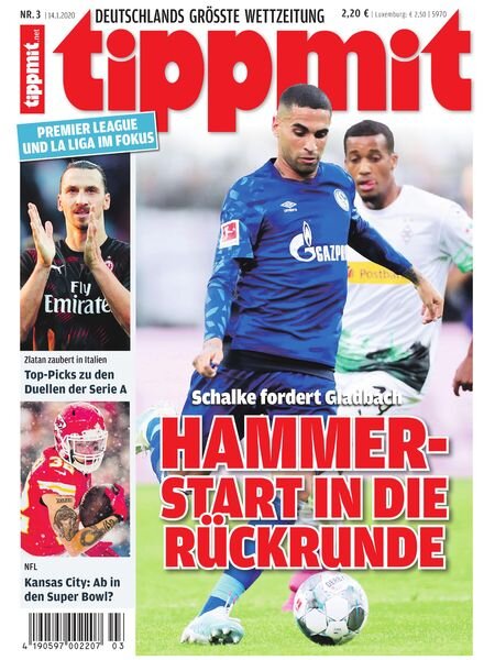 Tippmit – 14 Januar 2020 Cover