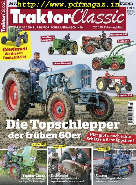 Traktor Classic – Januar 2020 Cover