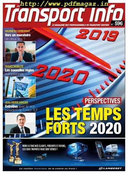 Transport Info – 20 decembre 2019 Cover