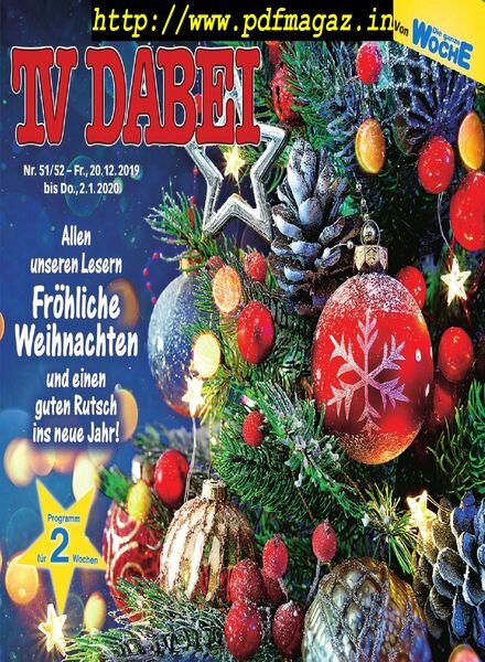 TV Dabei – 18 Dezember 2019 Cover