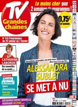 TV Grandes chaines – 25 Janvier 2020