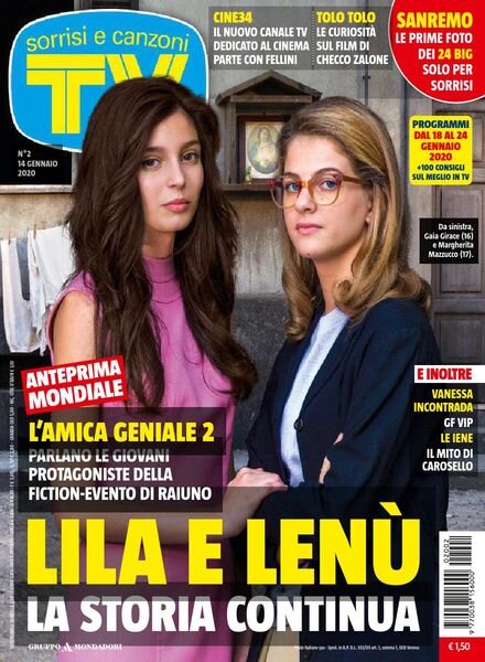 TV Sorrisi e Canzoni – 14 gennaio 2020 Cover