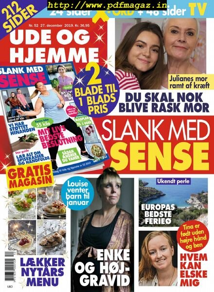 Ude og Hjemme – 27 december 2019 Cover
