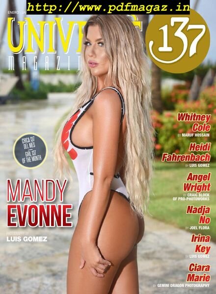 Universe 137 Magazine – January 2019 Cover