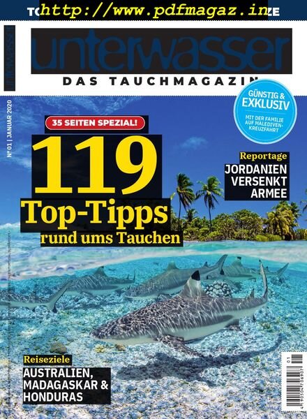 Unterwasser – Januar 2020 Cover