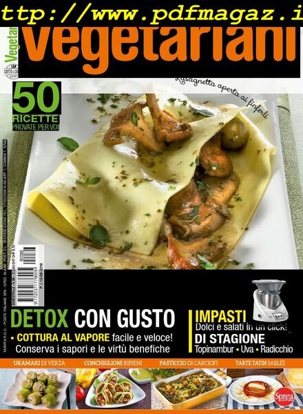 Vegetariani in Cucina – Ottobre-Novembre 2019 Cover