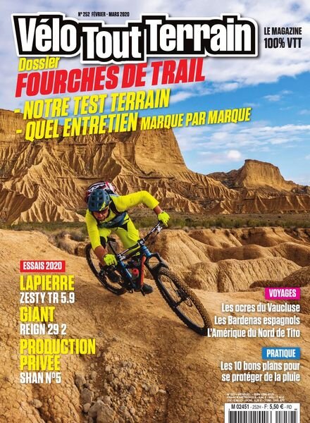 Velo Tout Terrain – fevrier-mars 2020 Cover