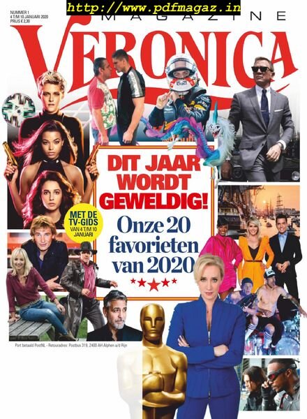 Veronica Magazine – 01 januari 2020 Cover