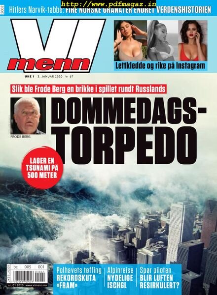 Vi Menn – 03 januar 2020 Cover