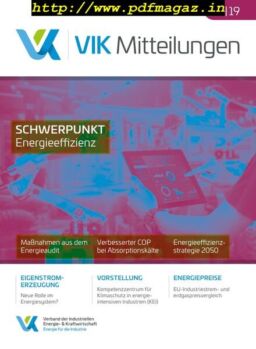 VIK-Mitteilung – Dezember 2019