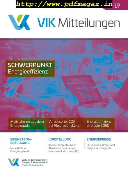 VIK-Mitteilung – Dezember 2019 Cover