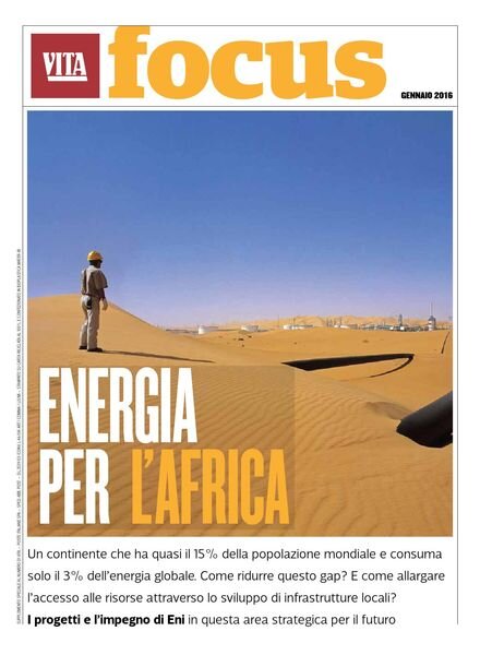 Vita – Focus – Gennaio 2016 Cover