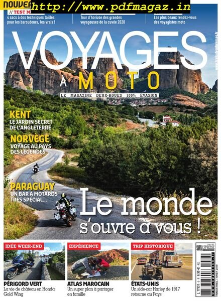 Voyages a Moto – decembre 2019 Cover